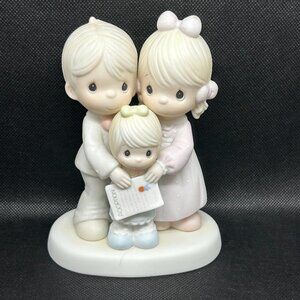 Precious Moments "God Bless The Day We Found You"  figurine